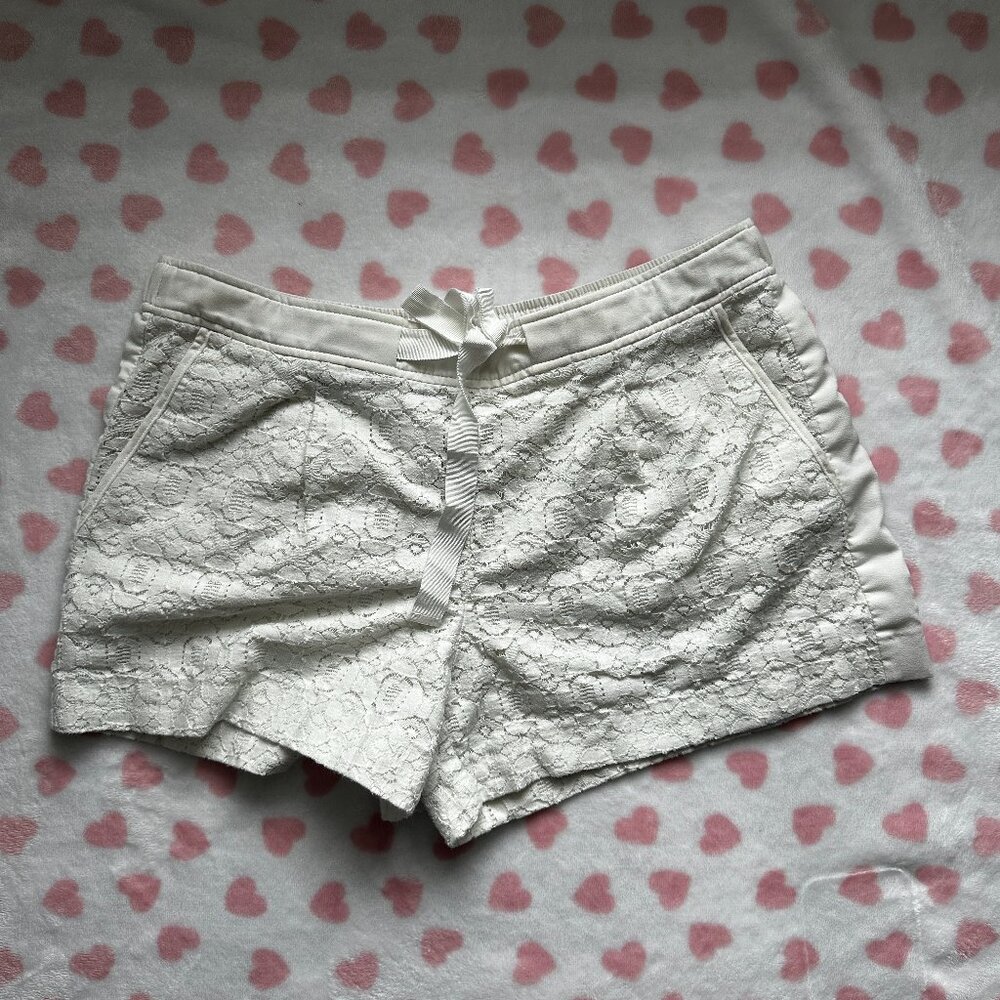 White LOFT Shorts